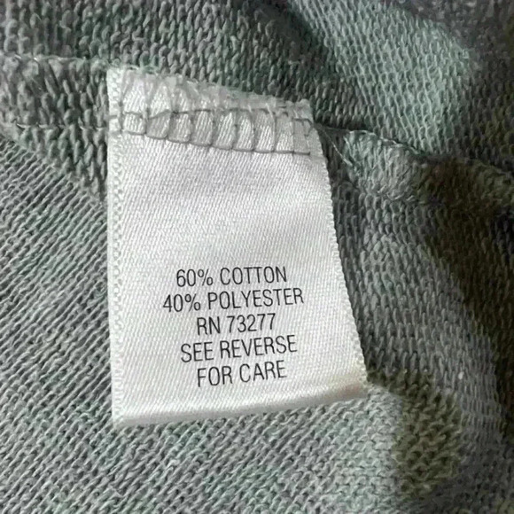 Apt 9 women's size PL sweatshirt top gray color‎ long sleeve scoop neck studded - Picture 5 of 5